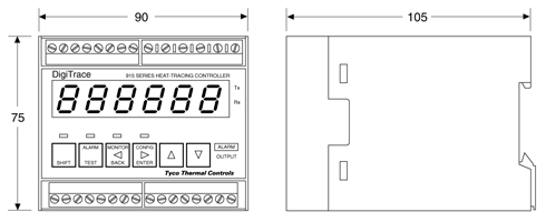 габариты htc-915-cont