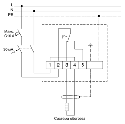 схема подключения термостата tm10s